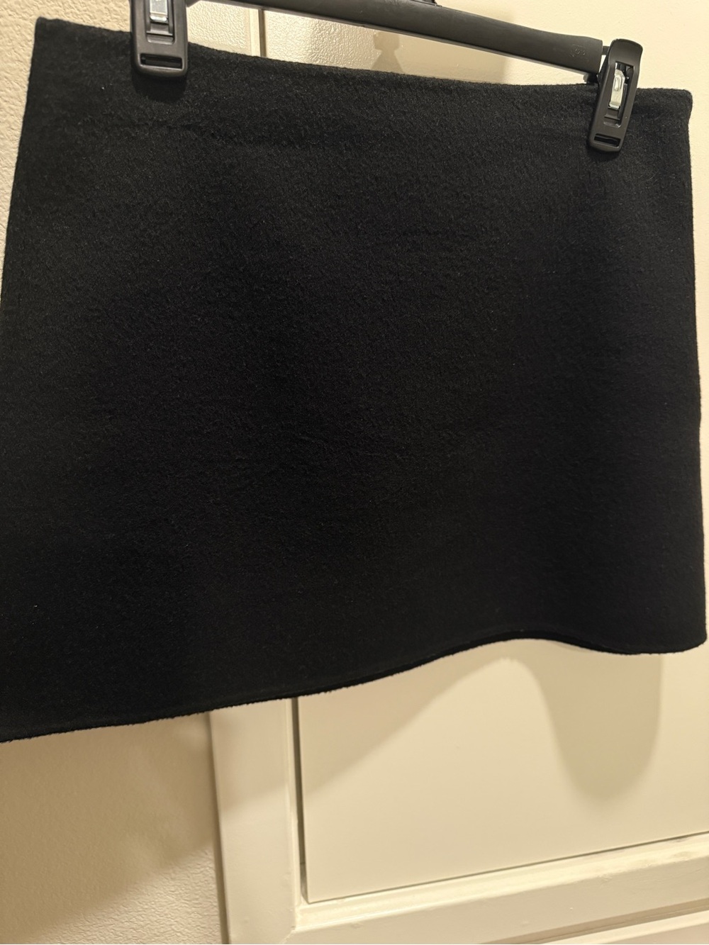 Theory Black Wool Mini Skirt - Picture 4 of 4